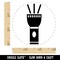 Flashlight Icon Self-Inking Rubber Stamp for Stamping Crafting Planners